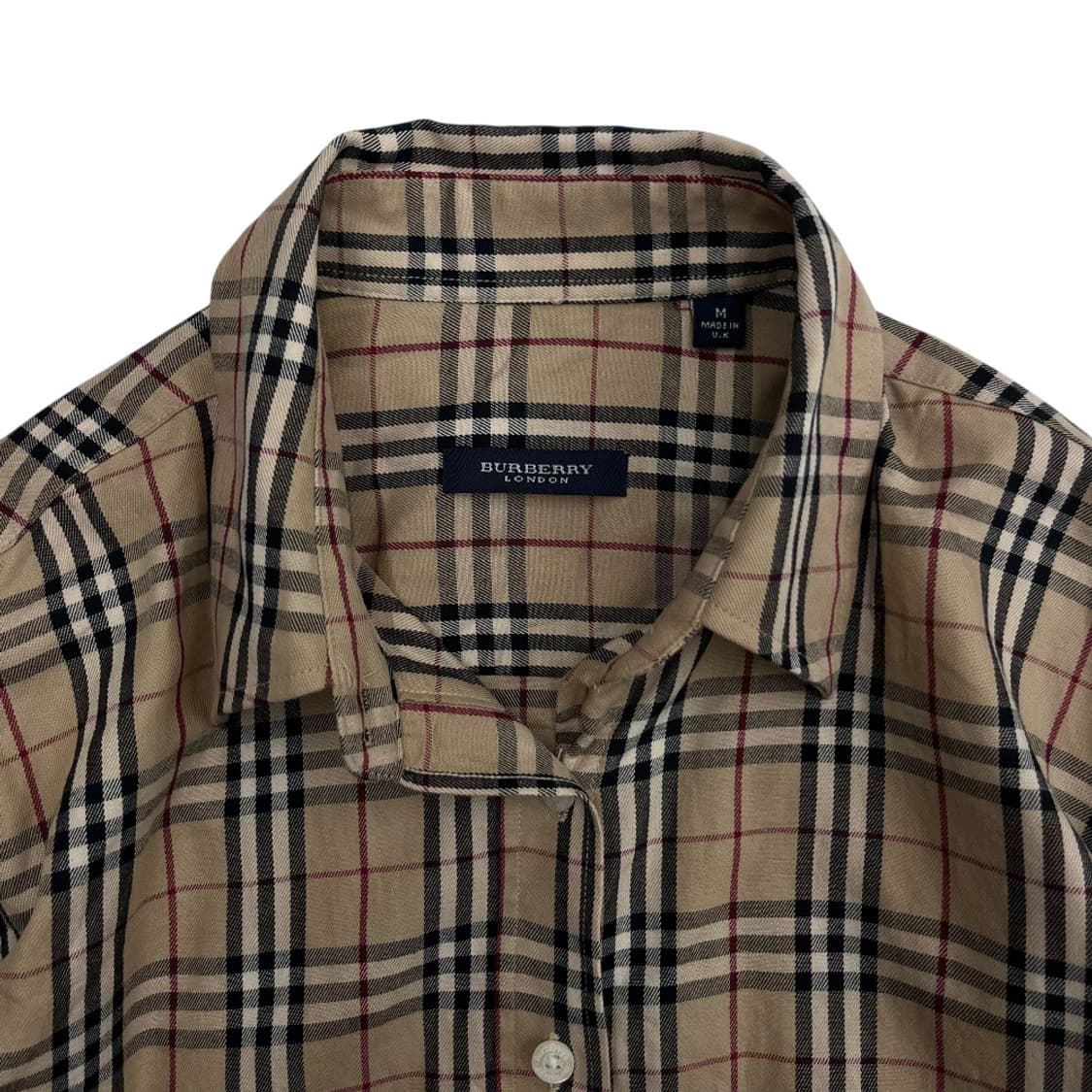 버버리 노바체크 셔츠 M 상품이미지5