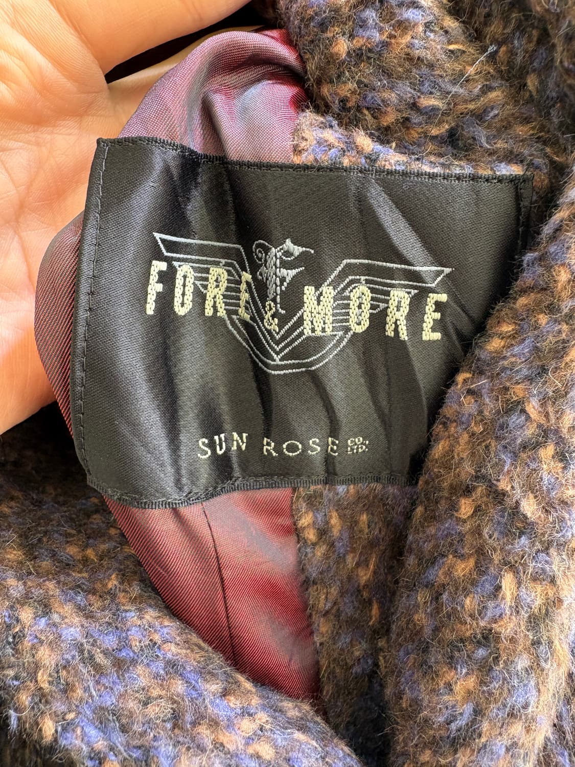 FORE & MORE BY SUN ROSE(Made in Japan)코트 상품이미지6