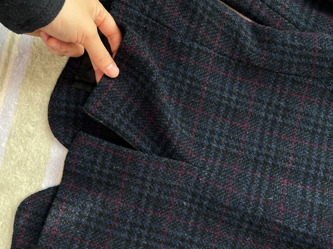 유니클로 체크 자켓 상품이미지8