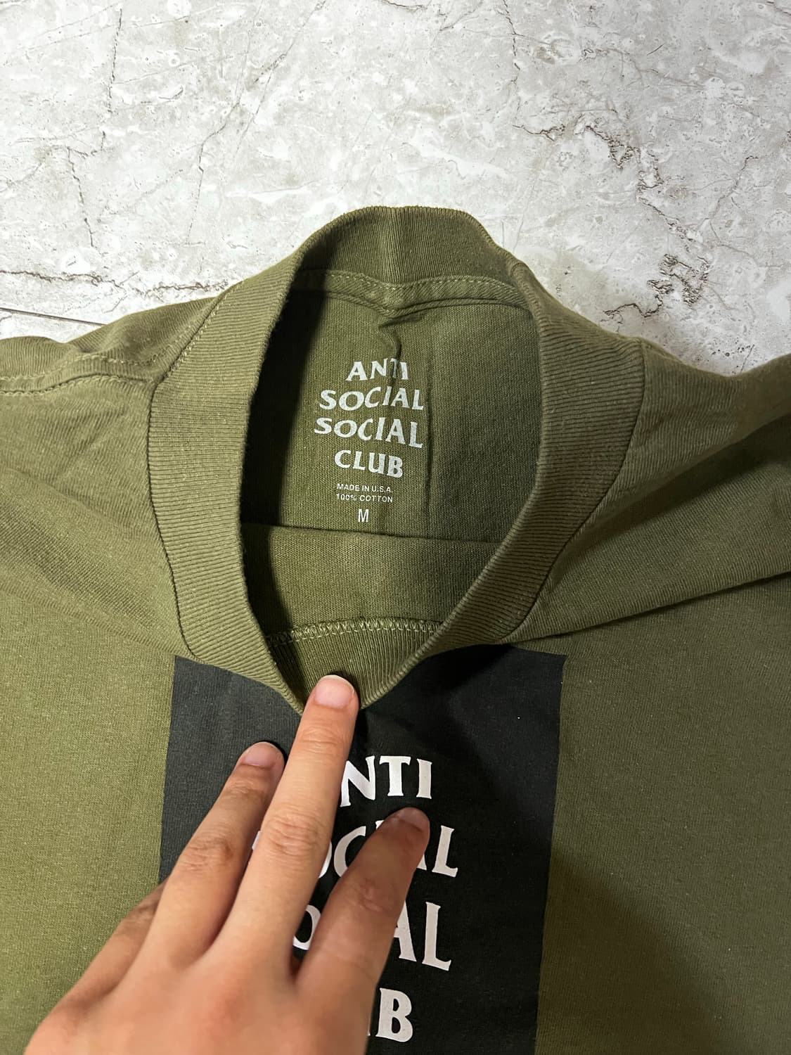 안티소셜소셜 클럽 반팔 M 상품이미지2
