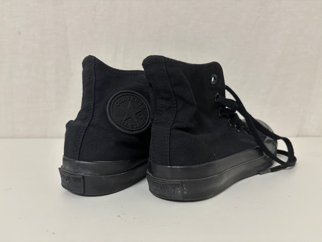 컨버스 올블랙 하이탑  상품이미지3