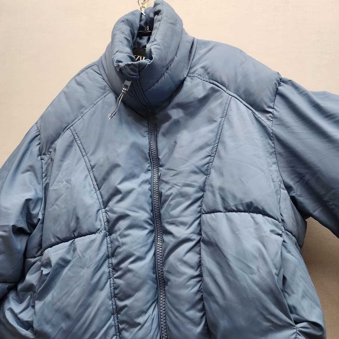 자라 하이넥 숏 스트링 패딩 S(XL) 상품이미지3