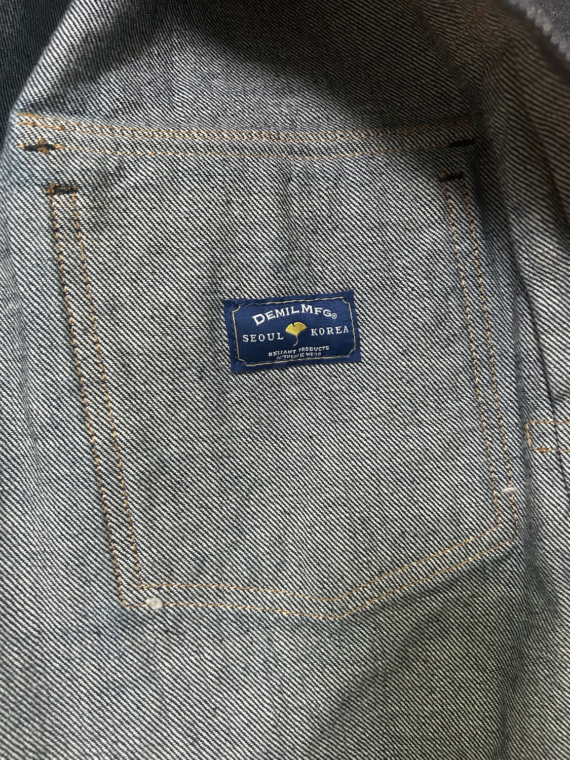 데밀 파이오니어 원워시 셀비지 데님자켓 상품이미지5