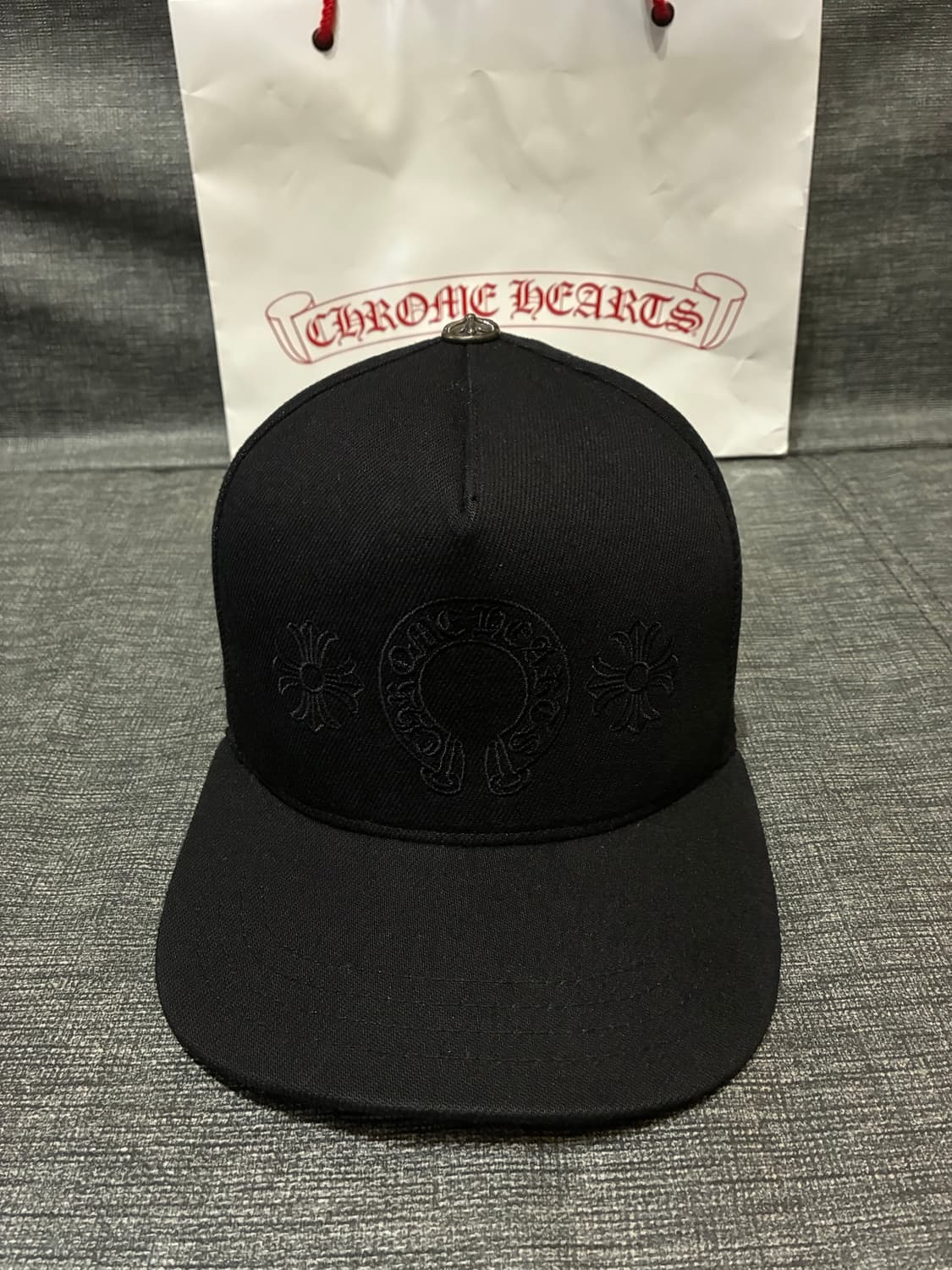 00s chrome Hearts 크롬하츠 말발굽 코튼 볼캡 상품이미지2