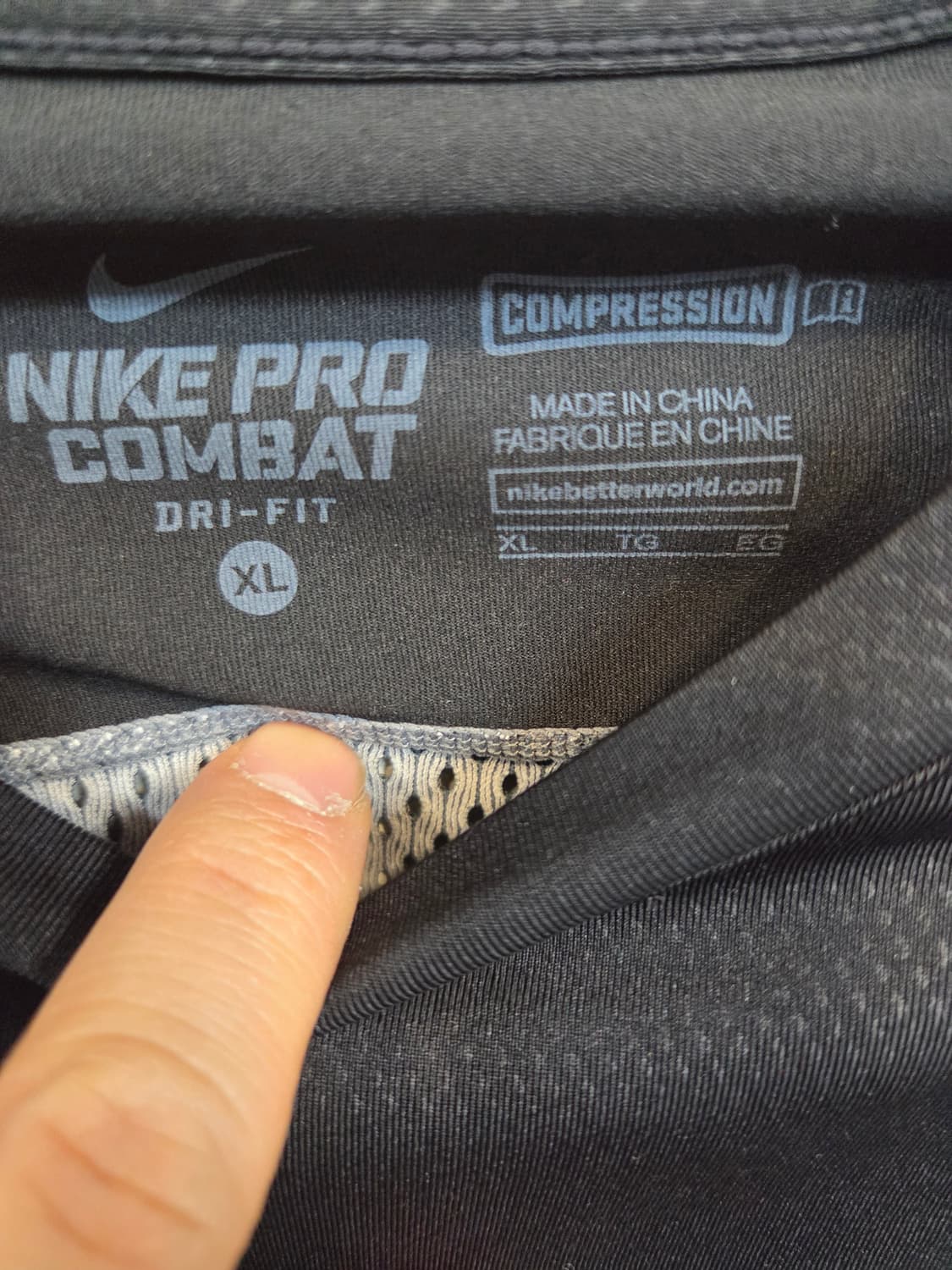 나이키 프로 하이퍼쿨 기능성 메쉬 반팔 xl 상품이미지3