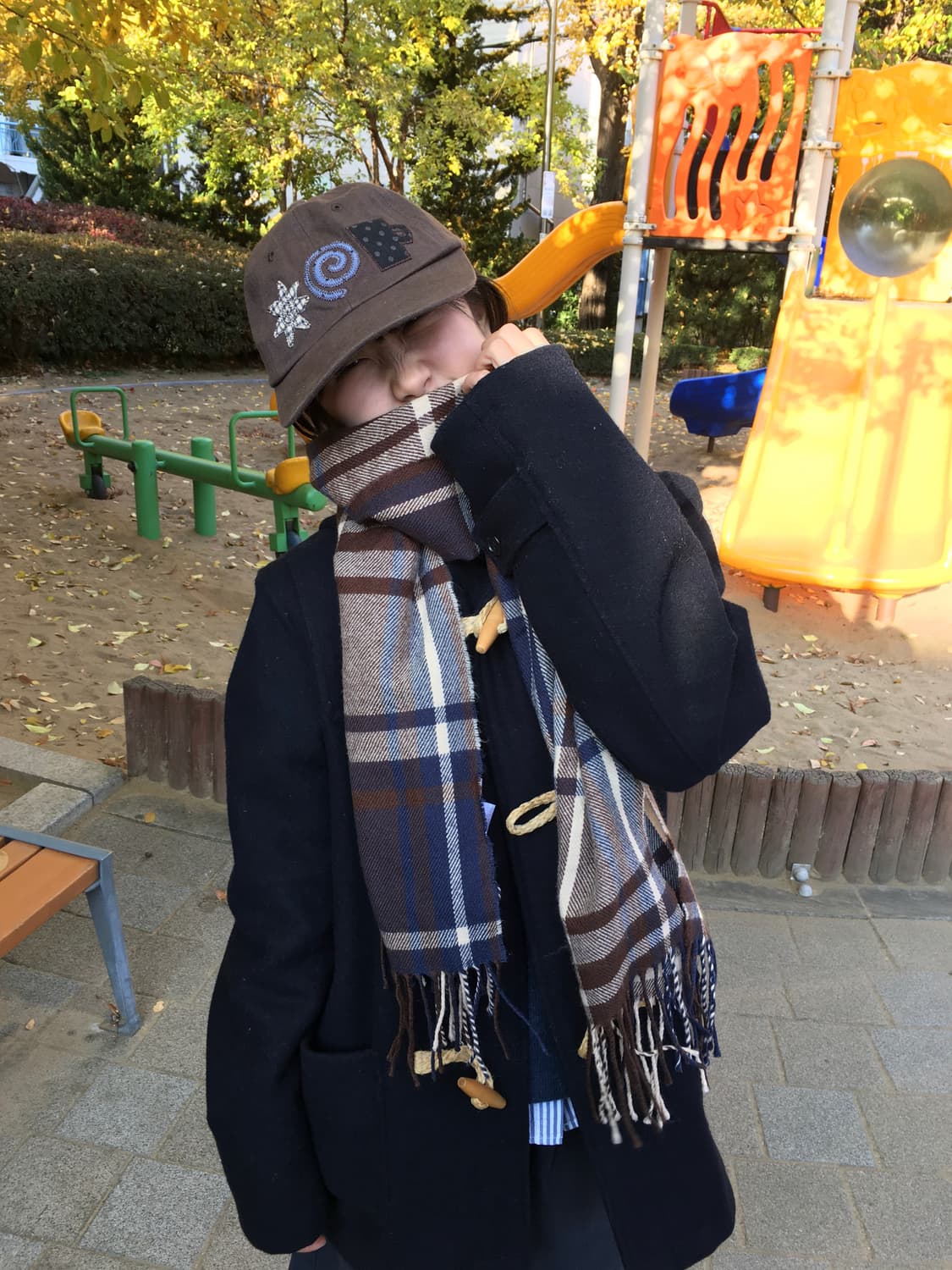 Niko and… Check muffler 상품이미지2