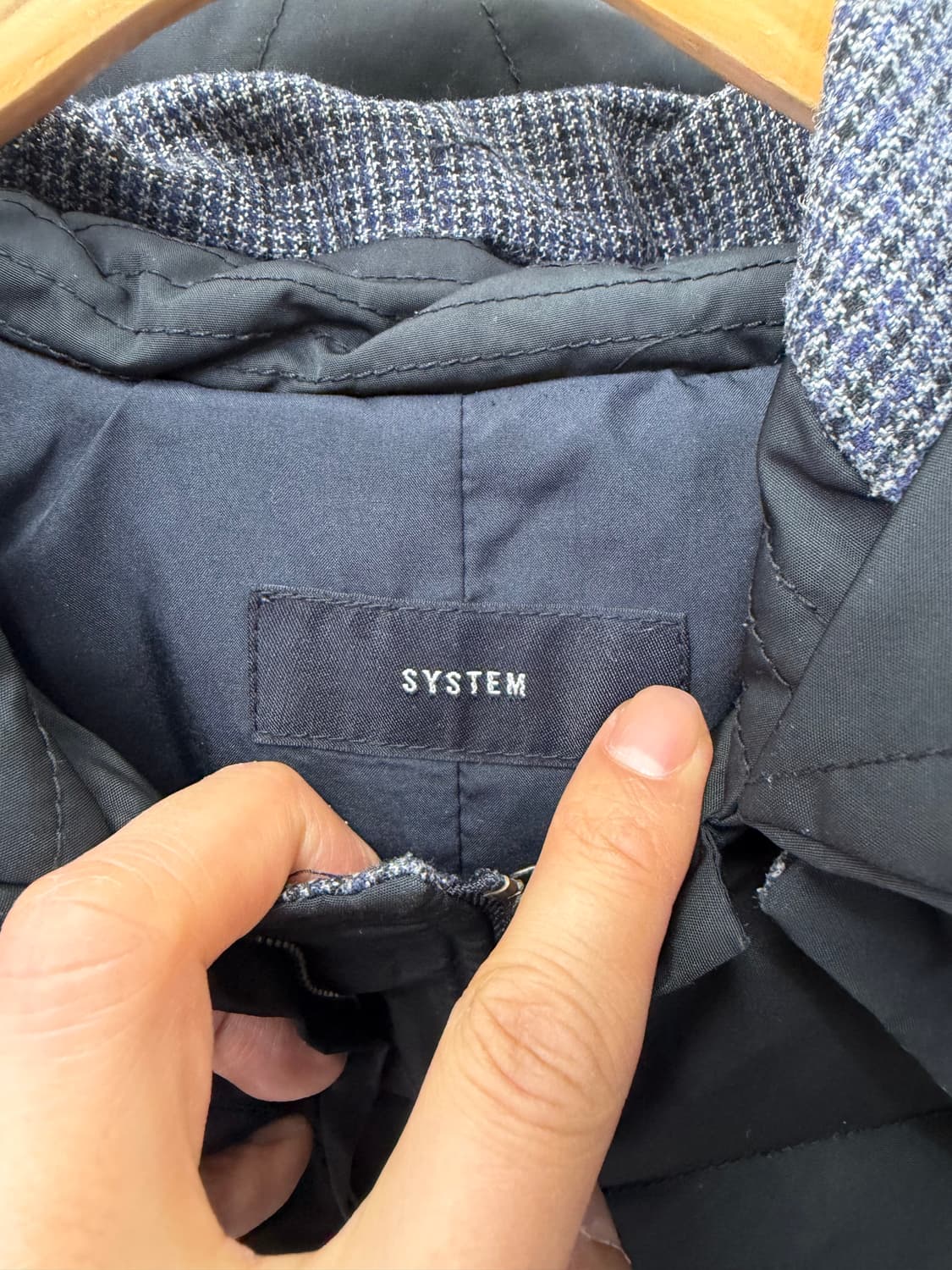 정품) 시스템 한섬 패딩조끼 82 상품이미지7