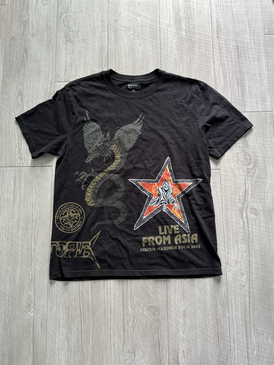 [XL] 트래비스스캇 막시무스 투어 고양 머천 티셔츠 상품이미지2