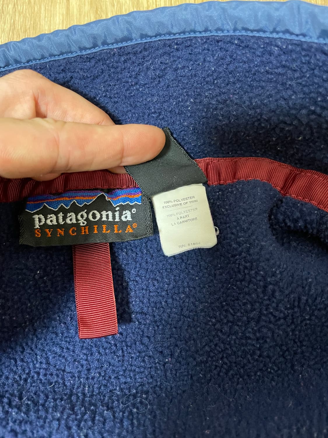 Patagonia synchilla navy 상품이미지4
