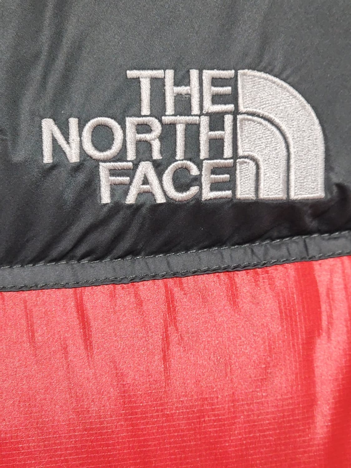 (95) 노스페이스 눕시 패딩조끼 검빨 거위털 다운 베스트  상품이미지4