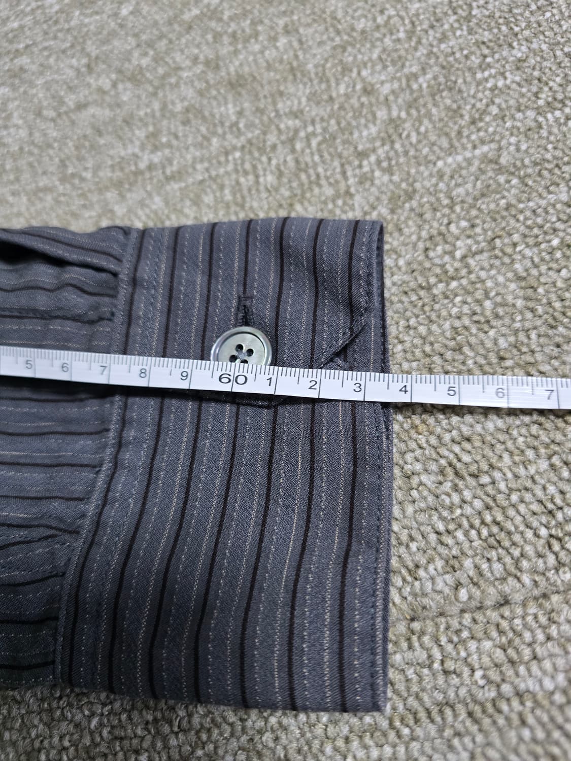 OUR LEGACY BEYOND 스트라이프 셔츠 48 아워레가시 새제품 상품이미지9