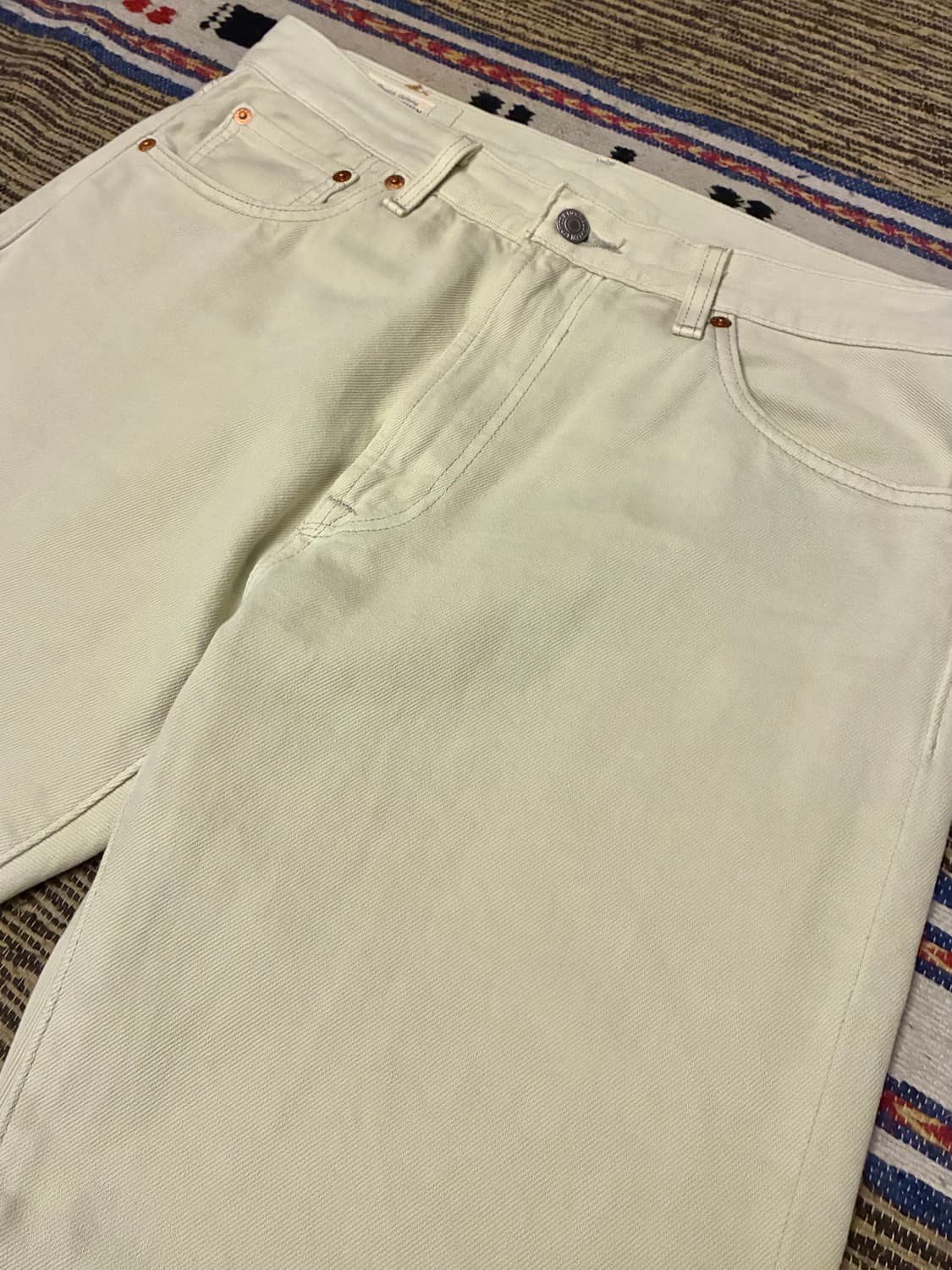 (32)리바이스 551z 프리미엄 빅E 화이트진 크림진데님 상품이미지3