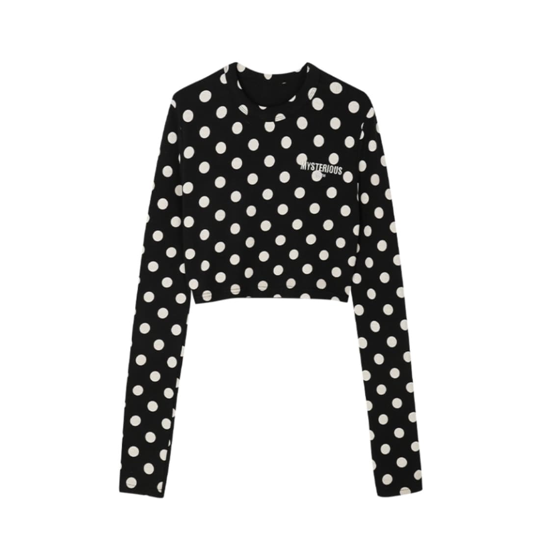 미스테리어스호텔 TMH JEANS DOT TOP 블랙 상품이미지1