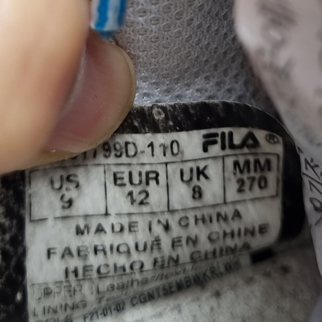 휠라 레이트레이서 남성운동화270  상품이미지6