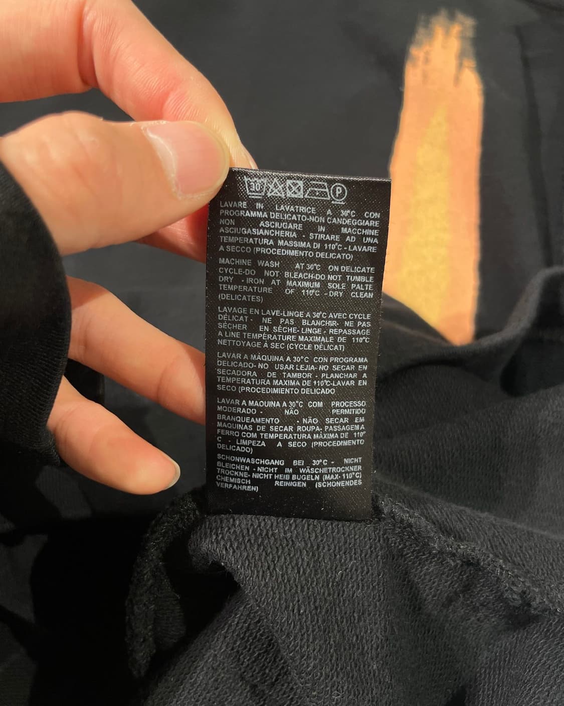 라프 시몬스 17S/S 블랙 벌처스 오버 하프티 상품이미지9