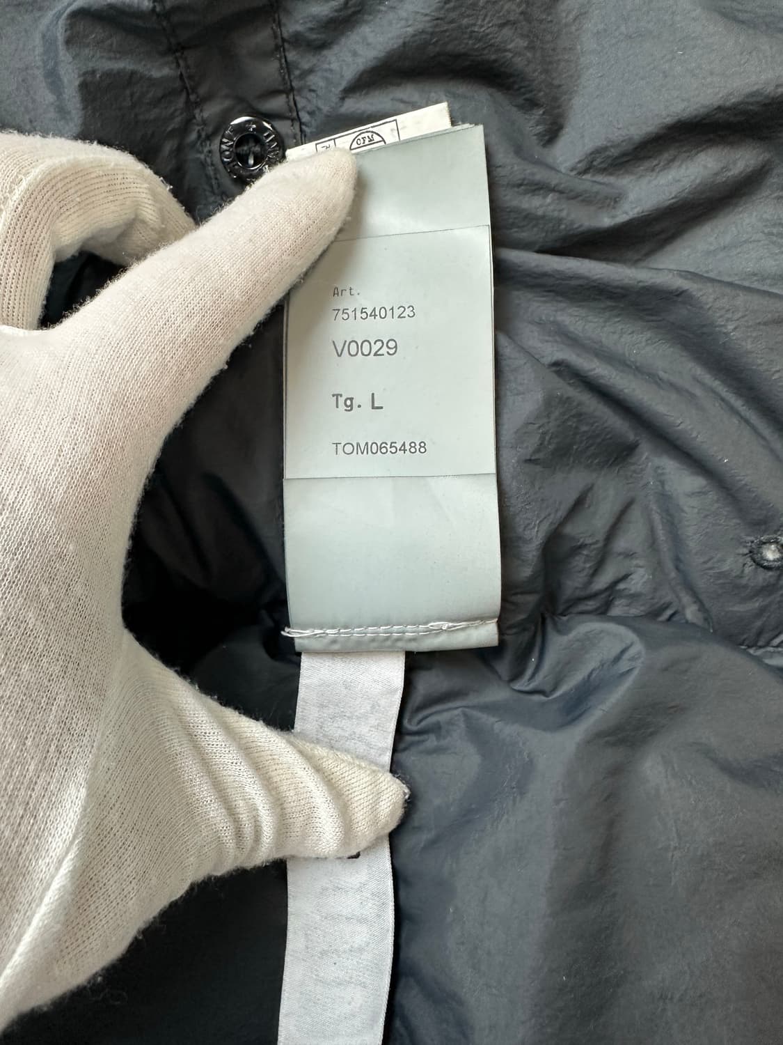 [L] 백화점판 정품 스톤아일랜드 21FW 크링클랩스 후드 패딩 상품이미지7