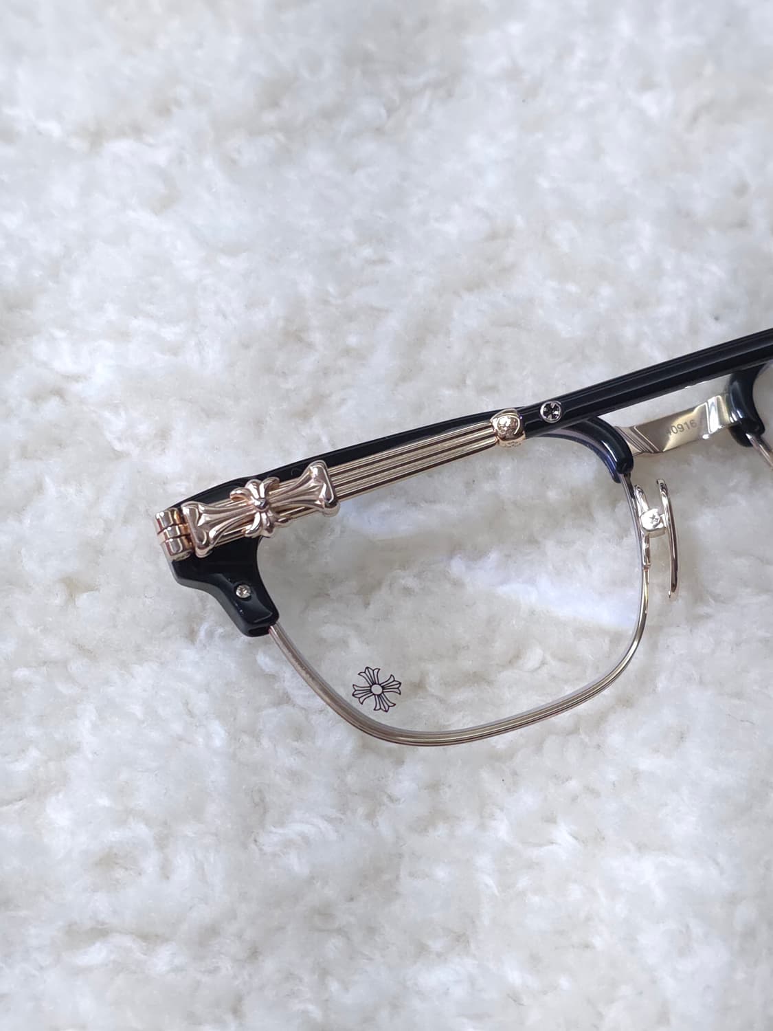 [OS] 크롬하츠 보넨노이슈어2 안경 블랙 골드 상품이미지5