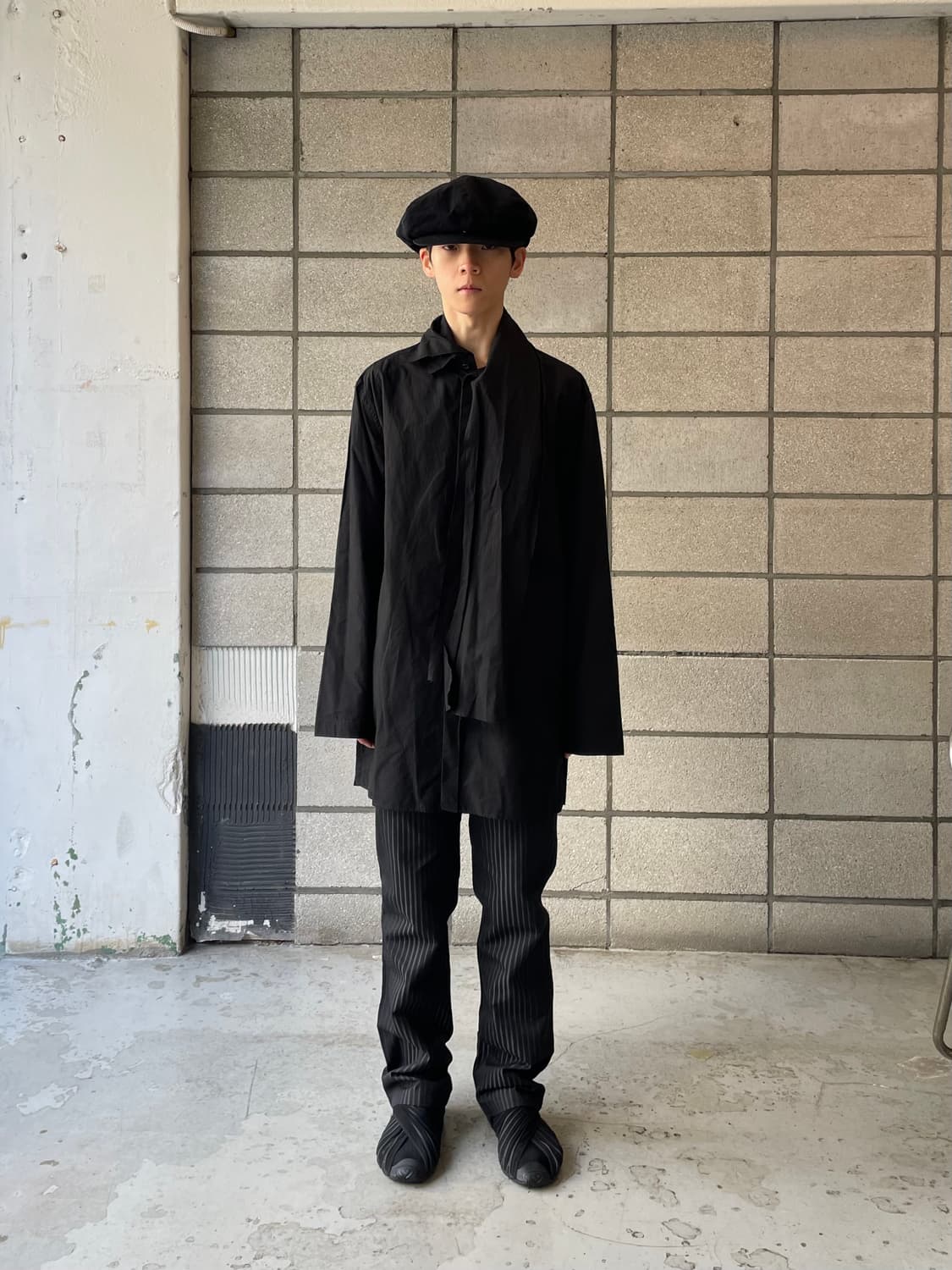 요지야마모토 syte 스카프 셔츠 상품이미지4