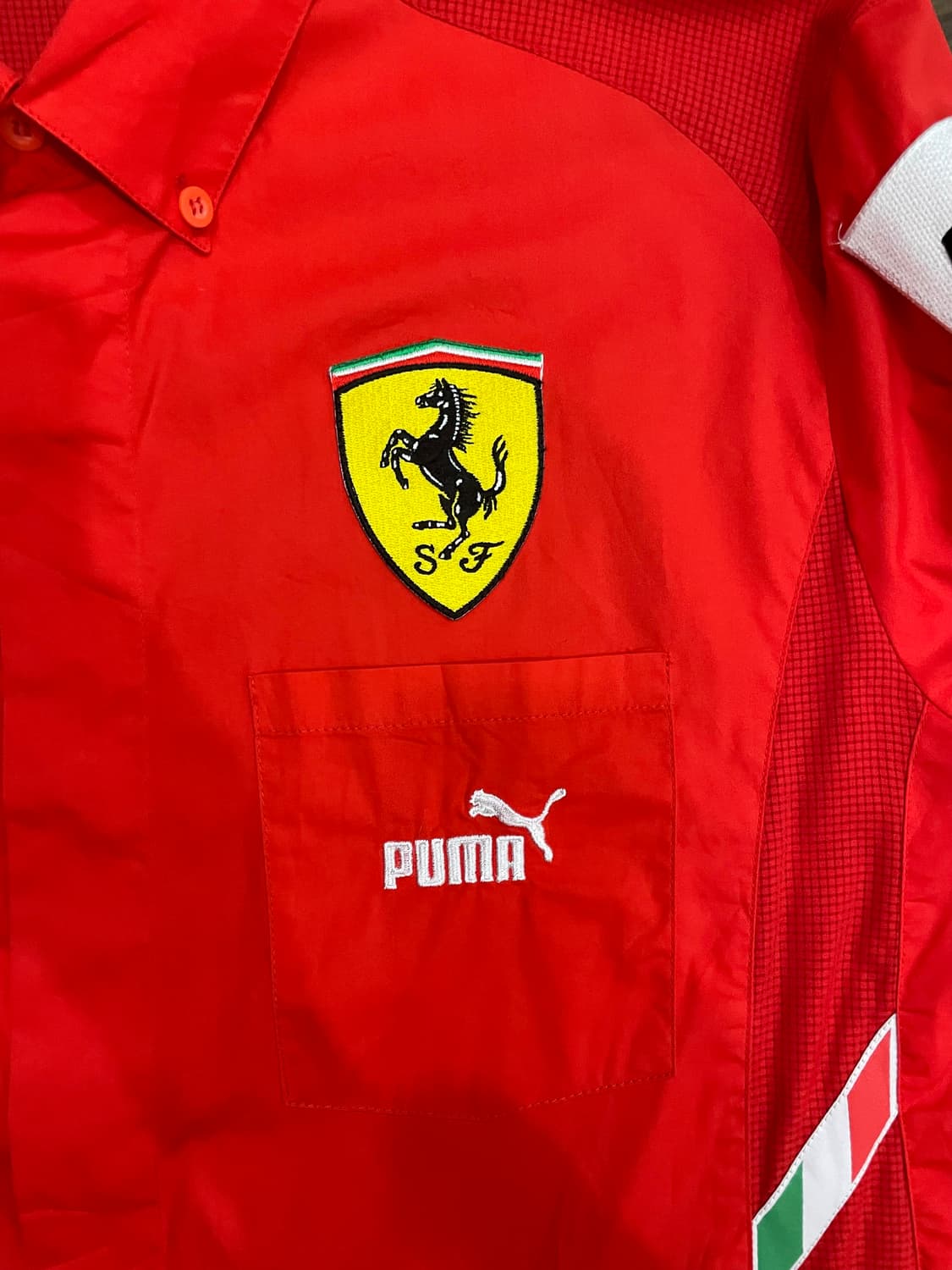 푸마 페라리 한정판 F1 스쿠데리아 레이싱 셔츠 상품이미지4