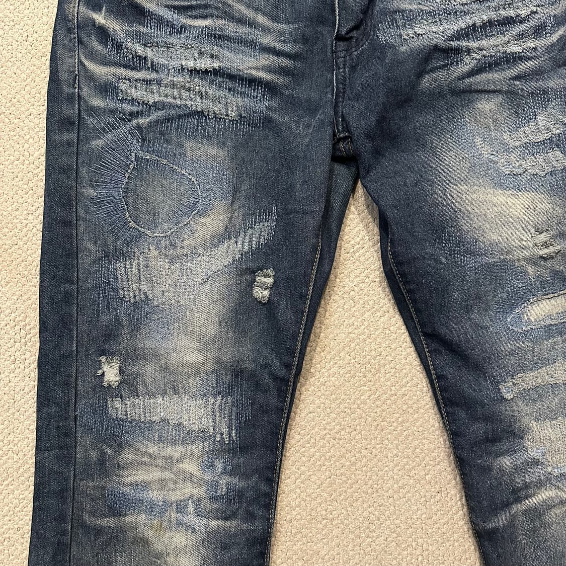 Lonestar 보로 데님 팬츠 상품이미지5