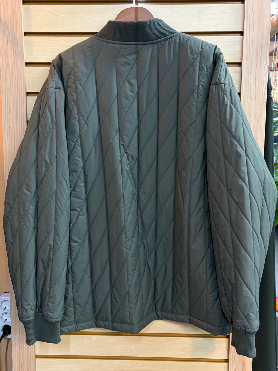 유니클로 경량패딩 퀼팅 블루종 자켓 3xl 상품이미지3