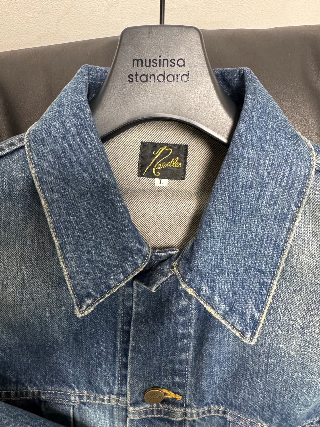 니들스 다트 데님자켓 상품이미지4