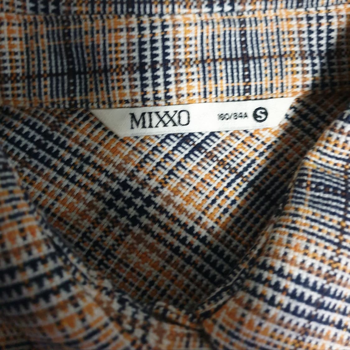 미쏘 울 체크 긴팔셔츠 브라운 (S) 상품이미지2