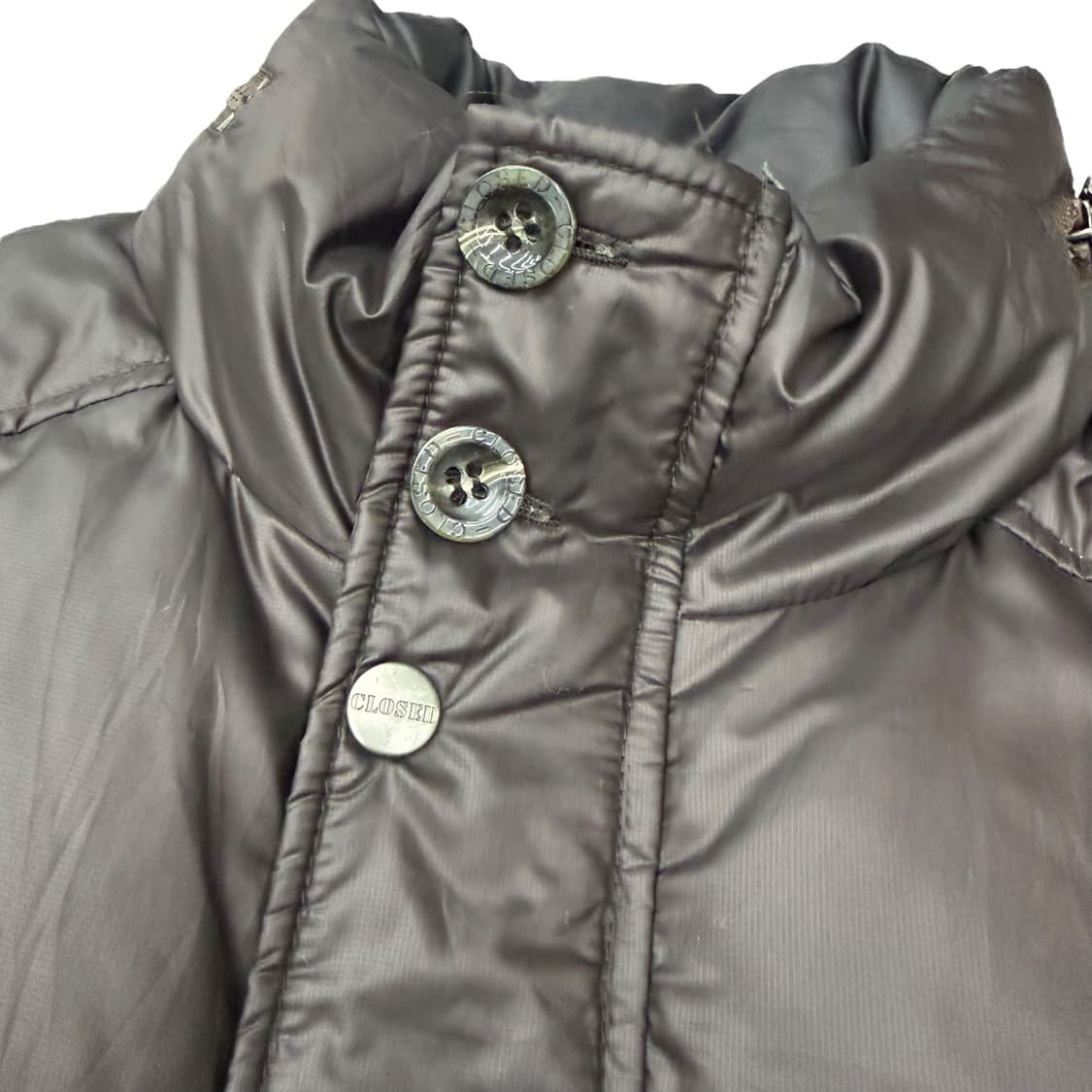 JPN closed 덕다운 브라운 투웨이 조끼패딩 상품이미지6