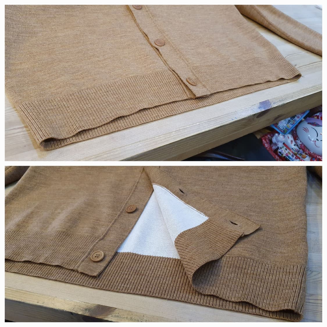 (새상품)100.COS 헤비울 가디건 상품이미지6