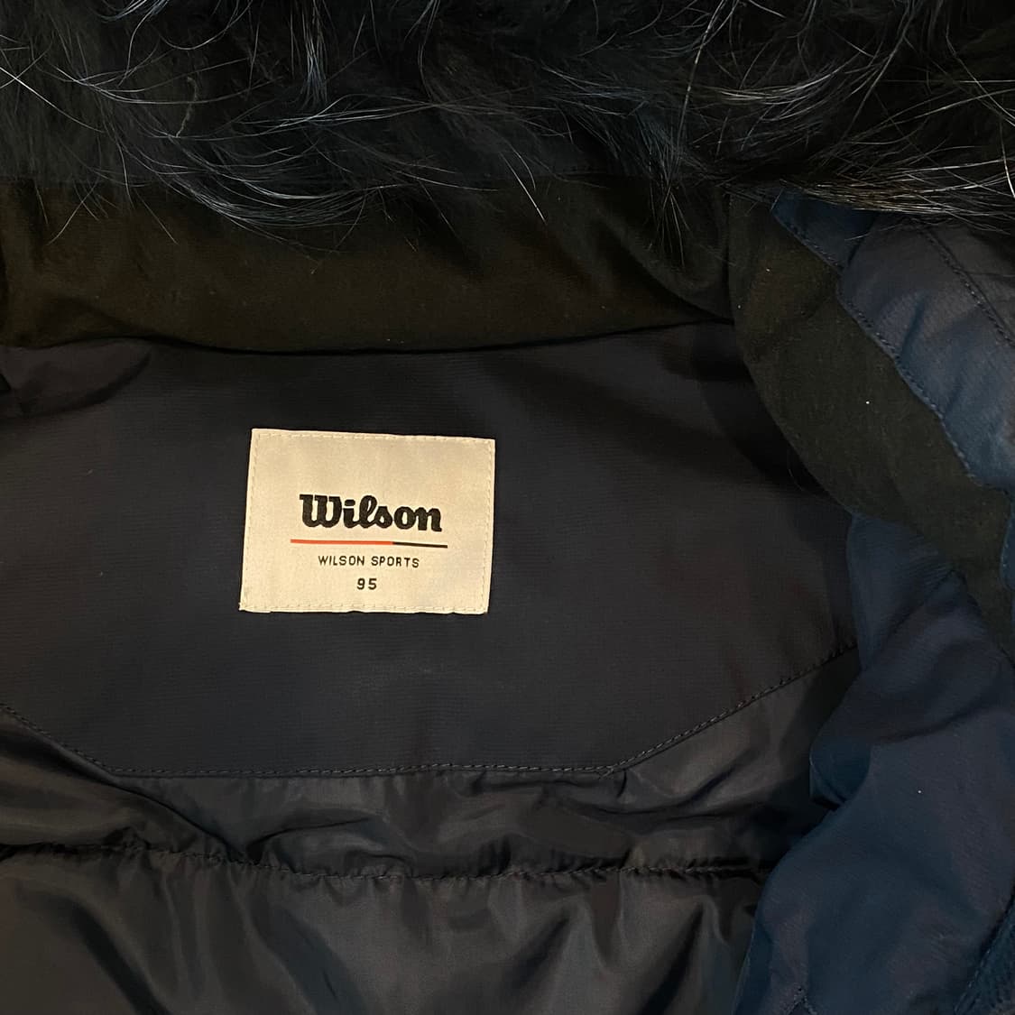 윌슨 네오몬스터 하프 패딩 M 네이비 상품이미지5