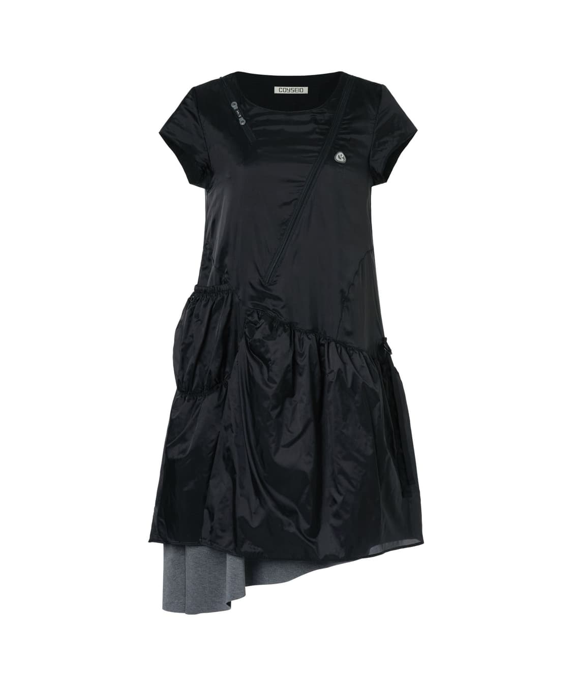 코이세이오 PUFF SHIRRING ONE PIECE BLACK 상품이미지1