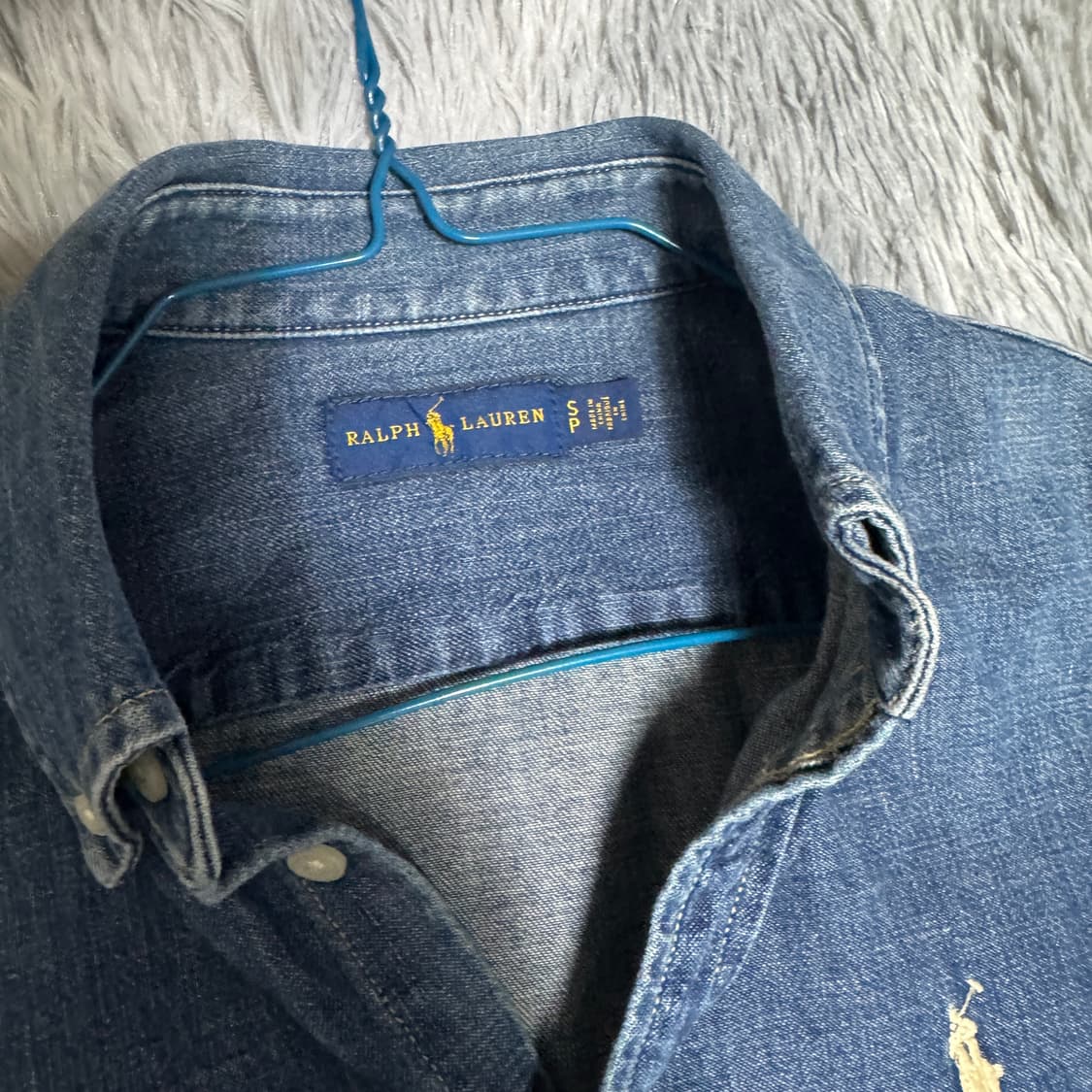 폴로 데님 원피스 S사이즈 상품이미지2