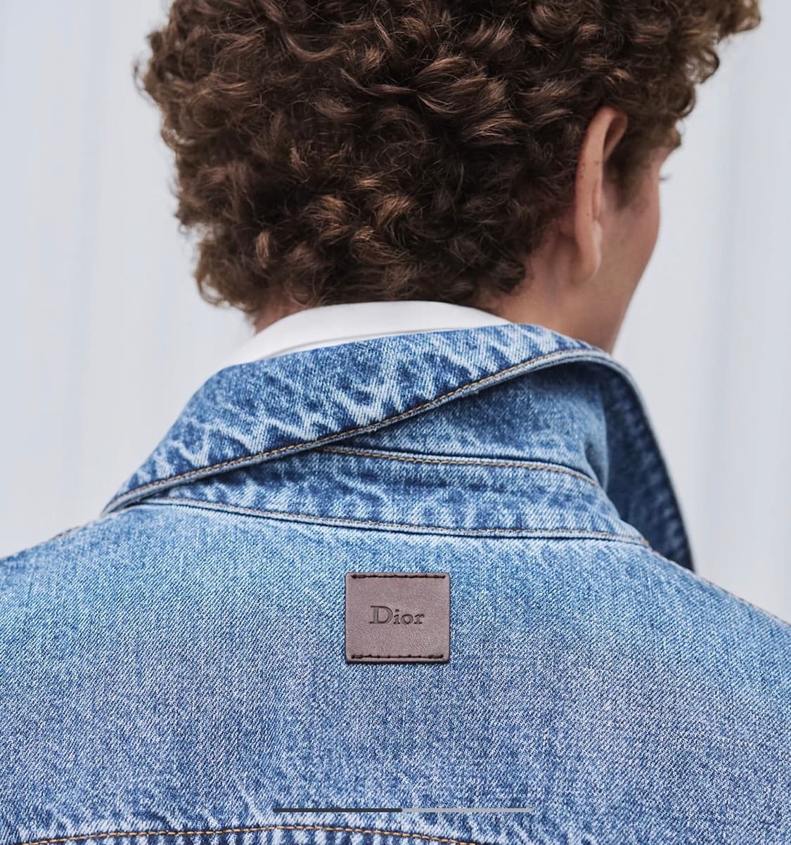 (S/54) / 디올 코튼 트윌 자켓  블루 상품이미지9