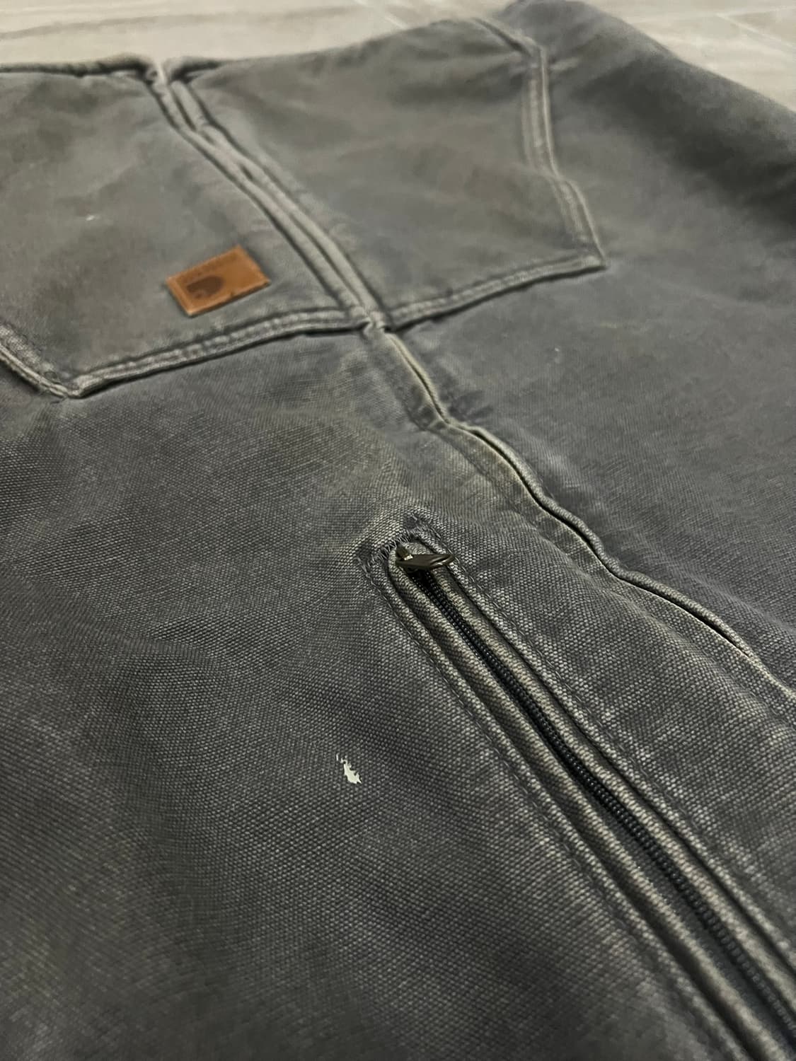 (L)칼하트 셰르파 넥 조끼베스트 V33 GVL 그래블 상품이미지8