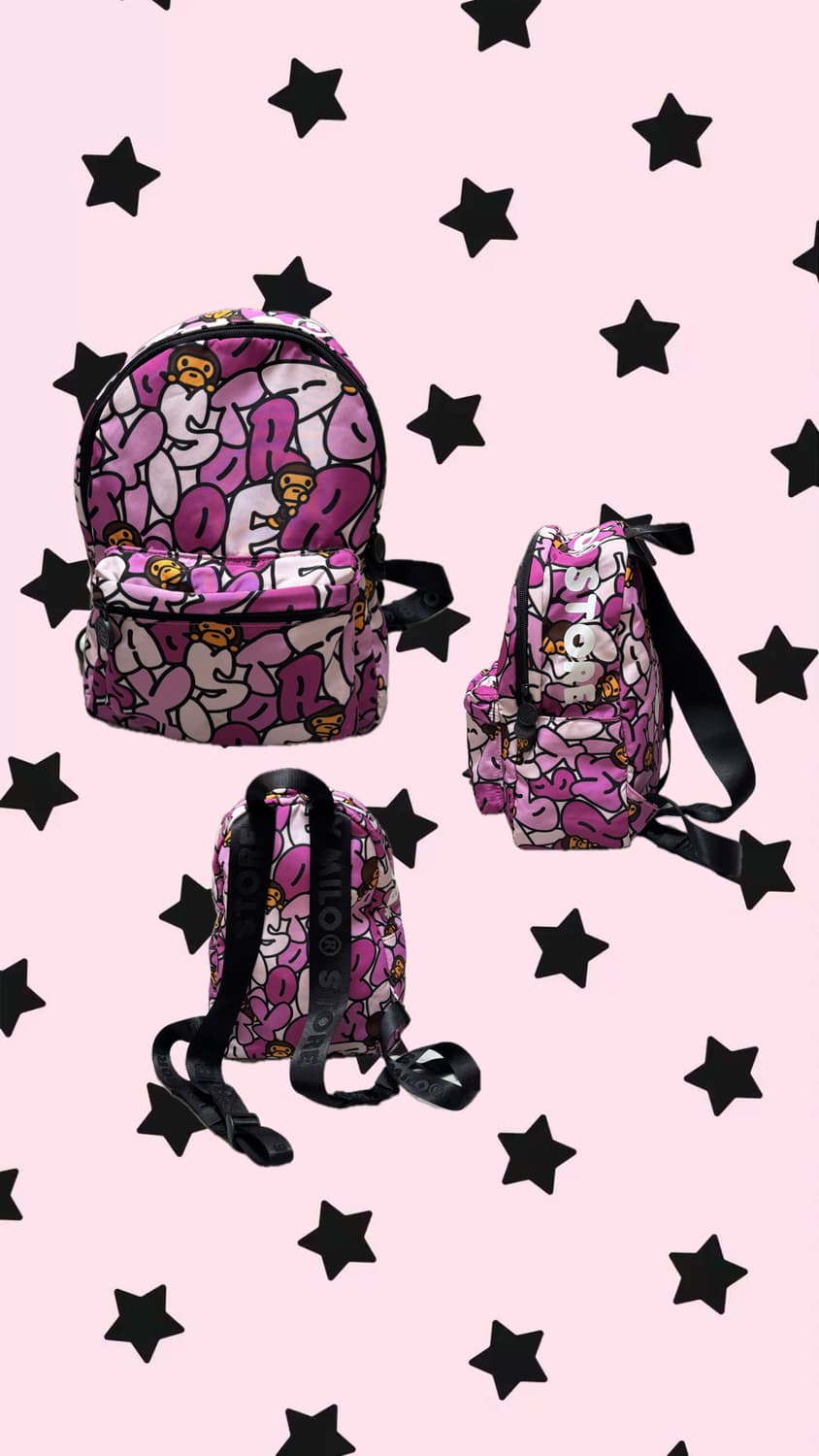 베이비 마일로 미니백팩 핑크 (희귀매물) 상품이미지1