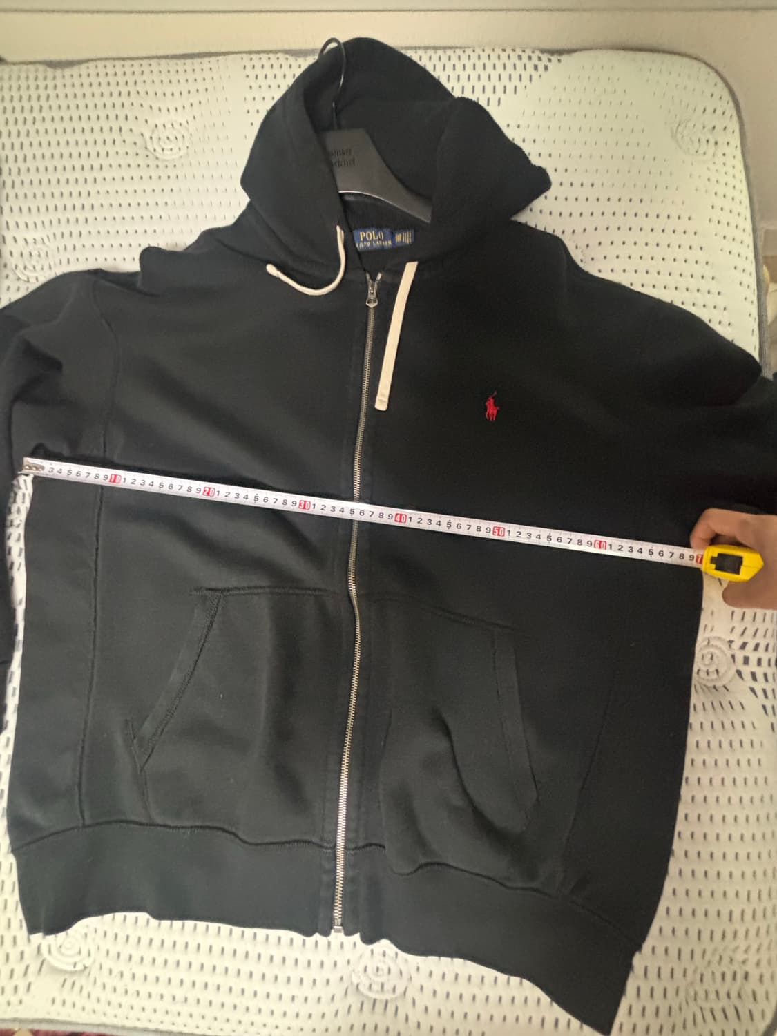 [XL-2XL] 폴로 빈티지 후드 집업 블랙 상품이미지5