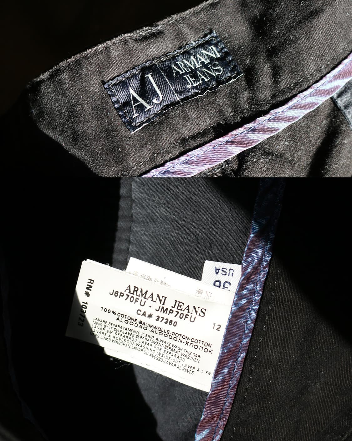 아르마니 블랙 유틸리티 팬츠 상품이미지7