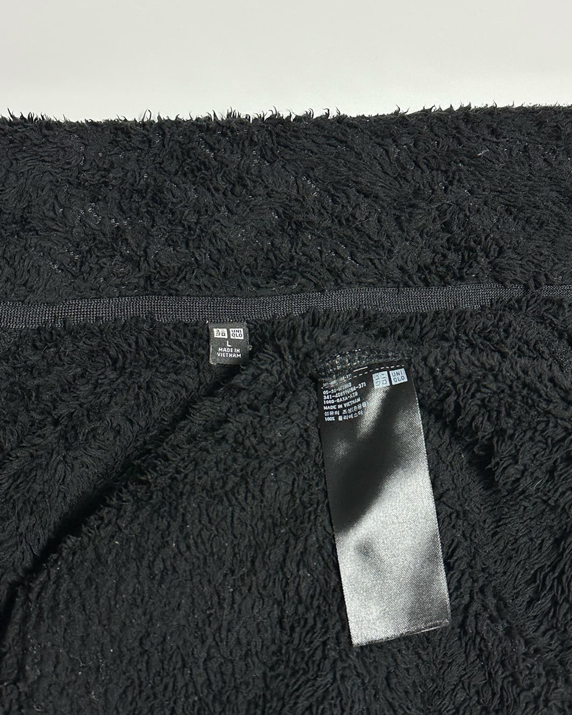 유니클로 후리스 블랙 상품이미지3