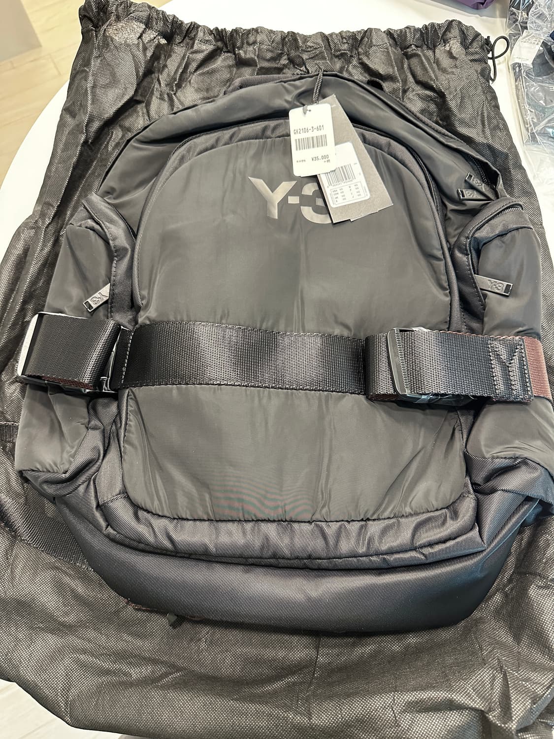 Y-3 요지 야마모토 백팩 새상품 상품이미지1