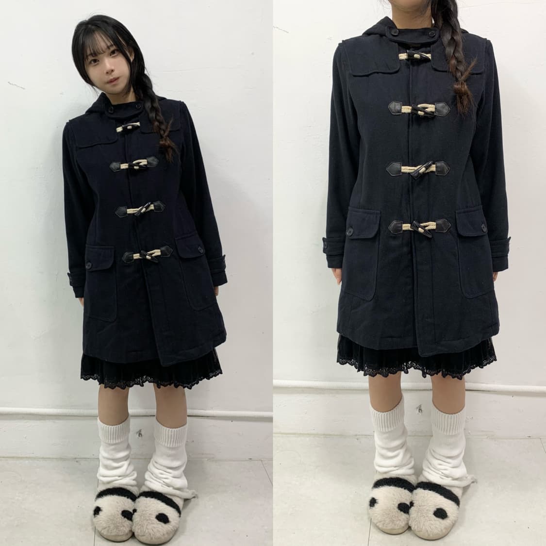 [COMME CA ISM] 도쿄걸 떡볶이 미디 코트 상품이미지1