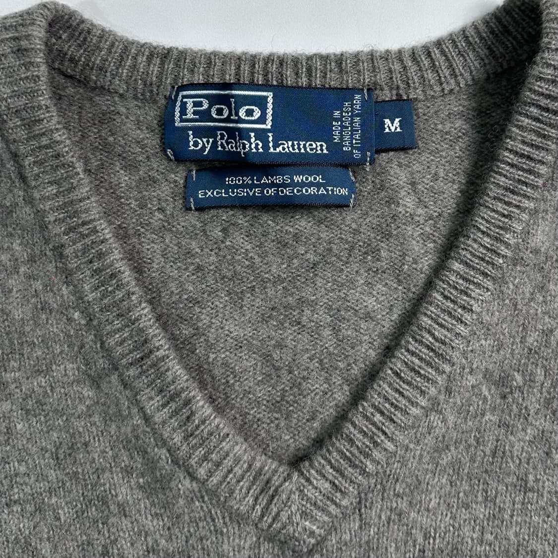 폴로 랄프로렌 그레이 울 니트  상품이미지5