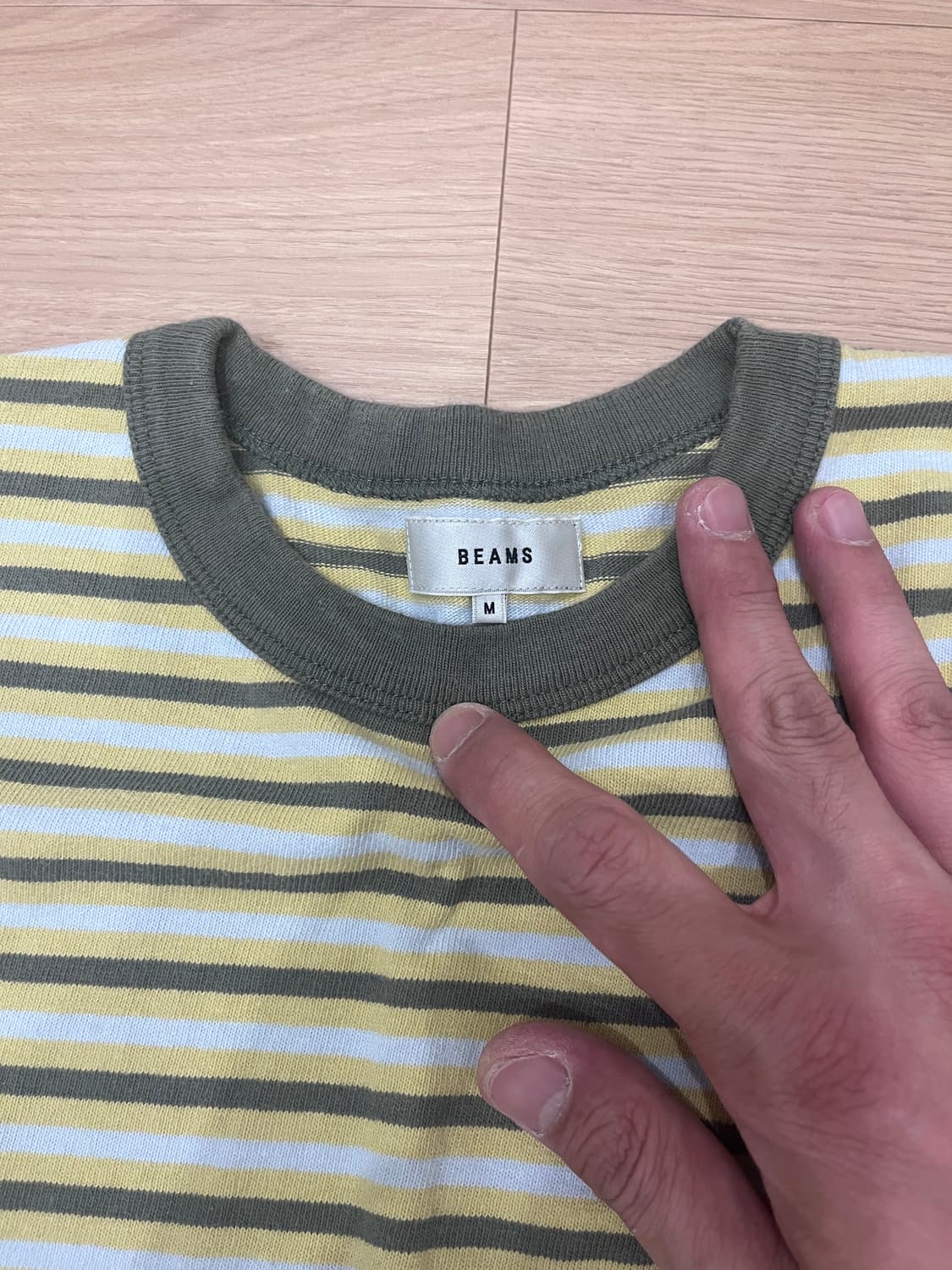 Beams Stripe T-Shirt (M) 상품이미지4