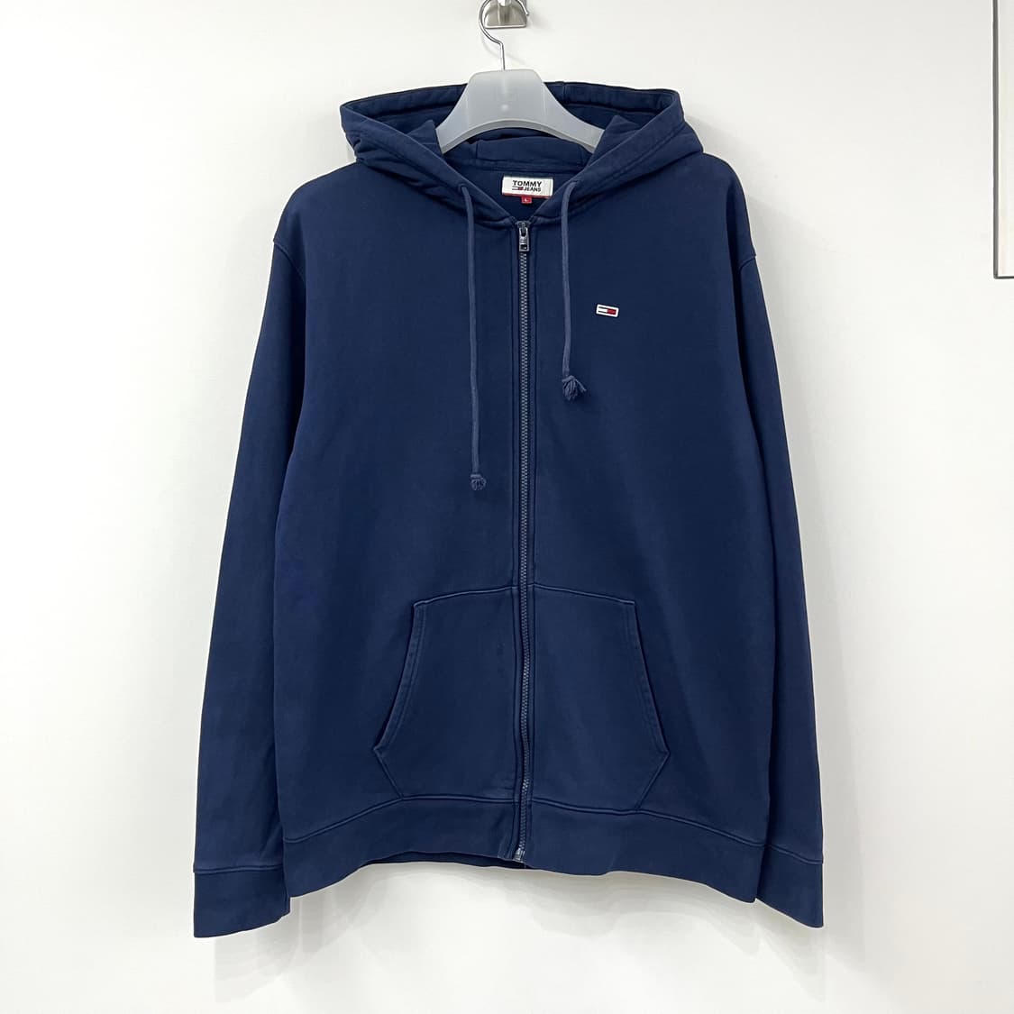 타미힐피거 자수로고 네이비 후드집업 상품이미지2