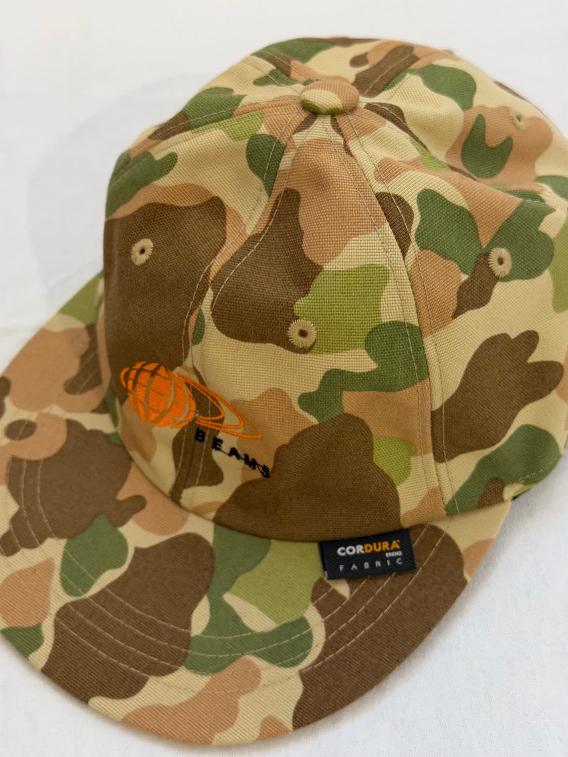 Beams 빔즈 우드랜드 카모 코듀라 6패널 볼캡 상품이미지2