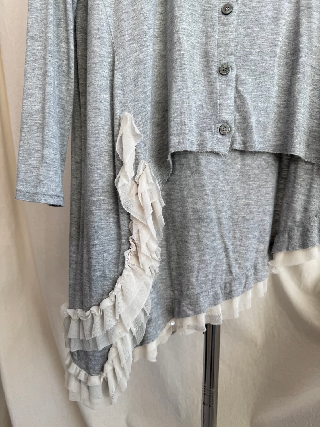 매쉬 레이스 롱 가디건 상품이미지6