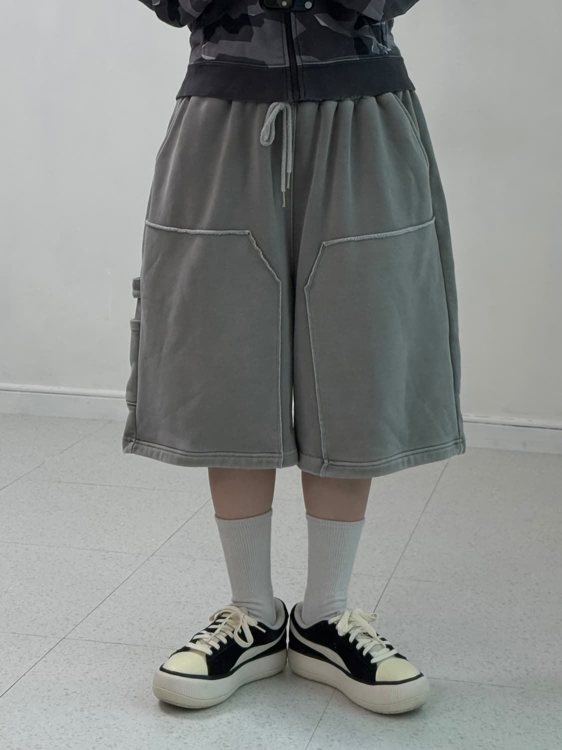 빈티지 더블니 카펜터 버뮤다 상품이미지1