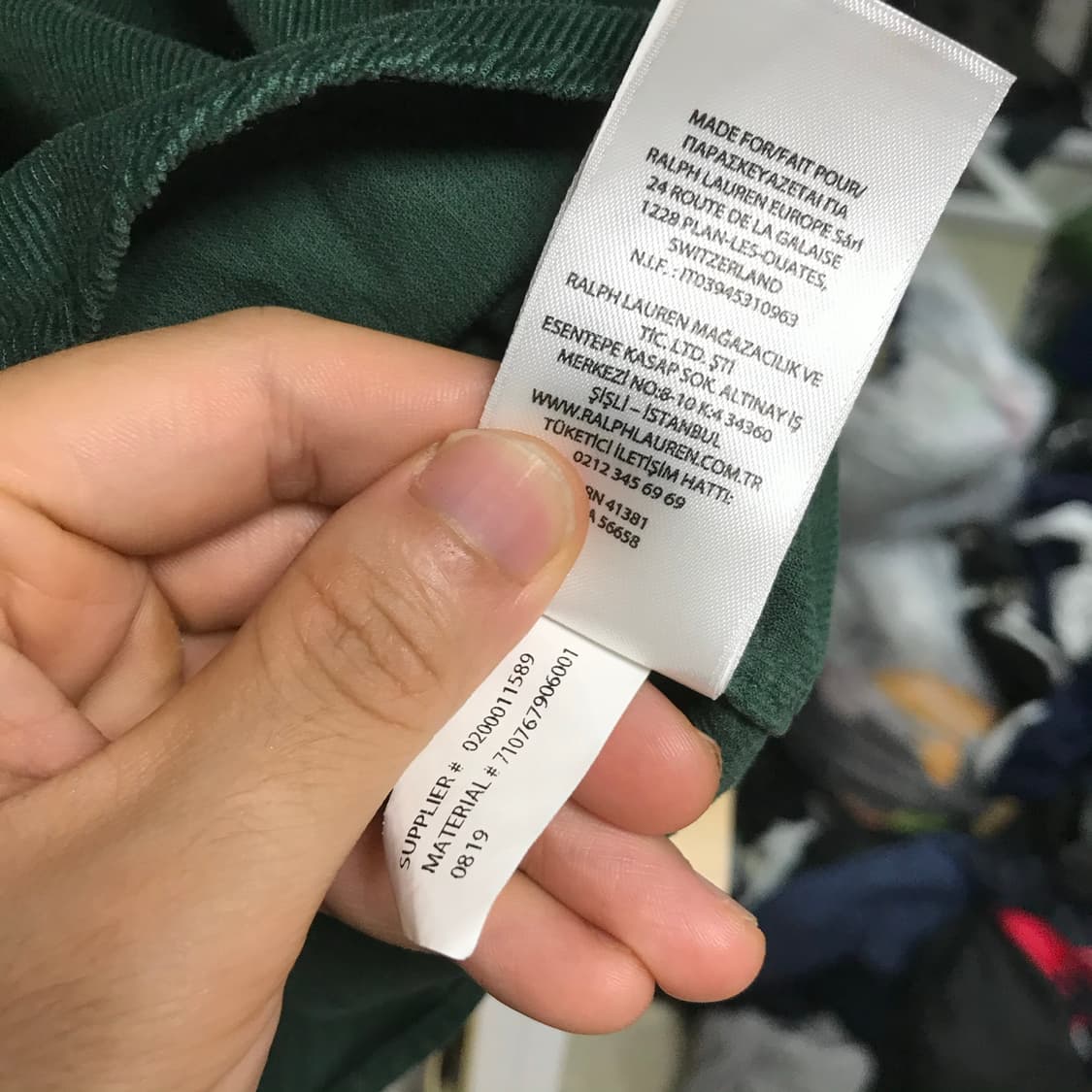 폴로 코듀로이 얇은 정품 셔츠 상품이미지6