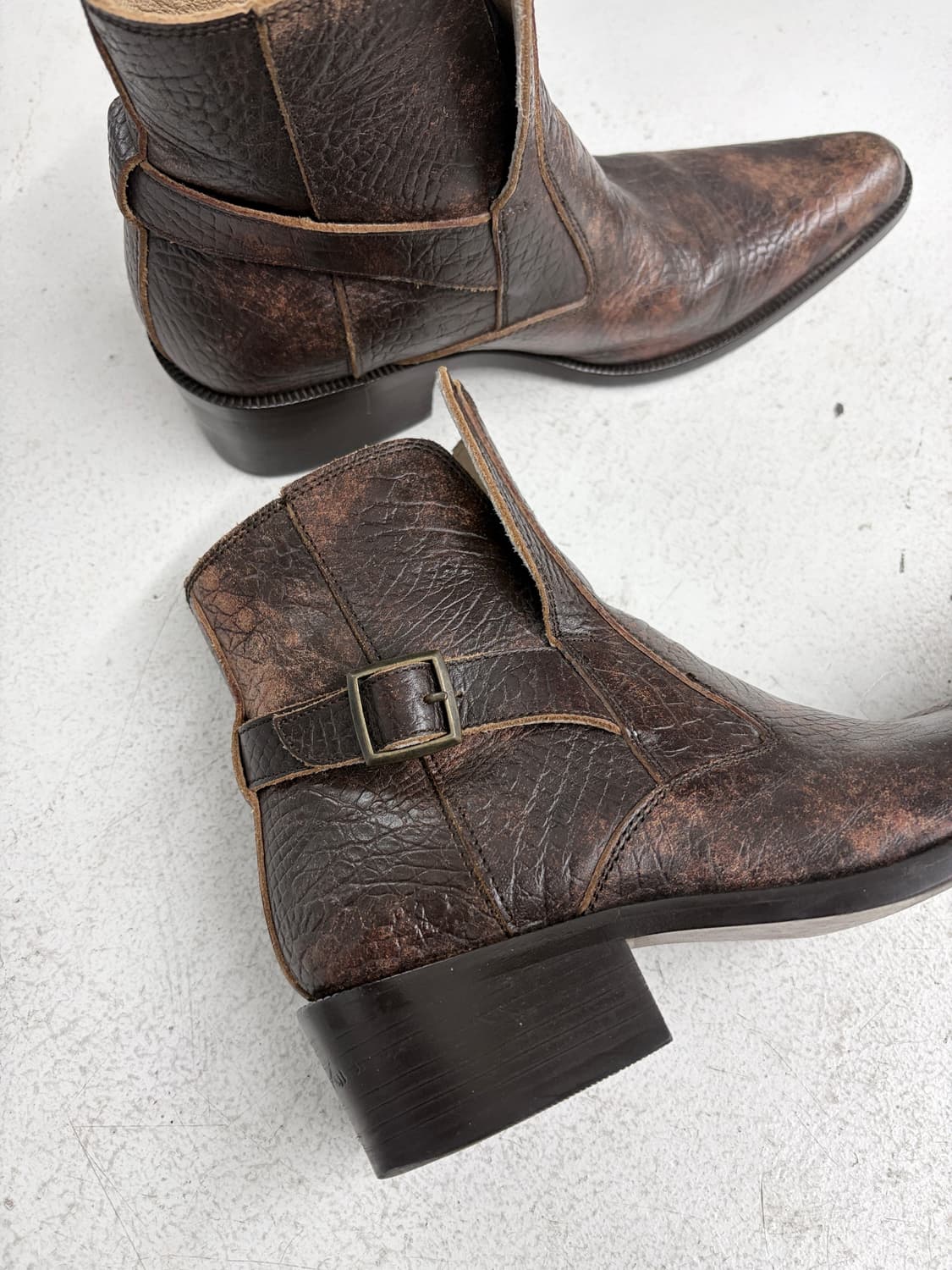 토네이도 마트 파이톤 벨티드 레더 부츠 상품이미지3