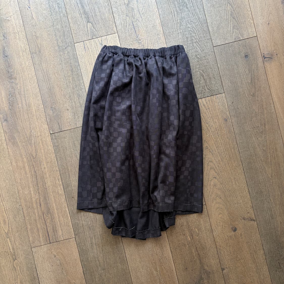 Checker Board Volume Skirt 상품이미지1