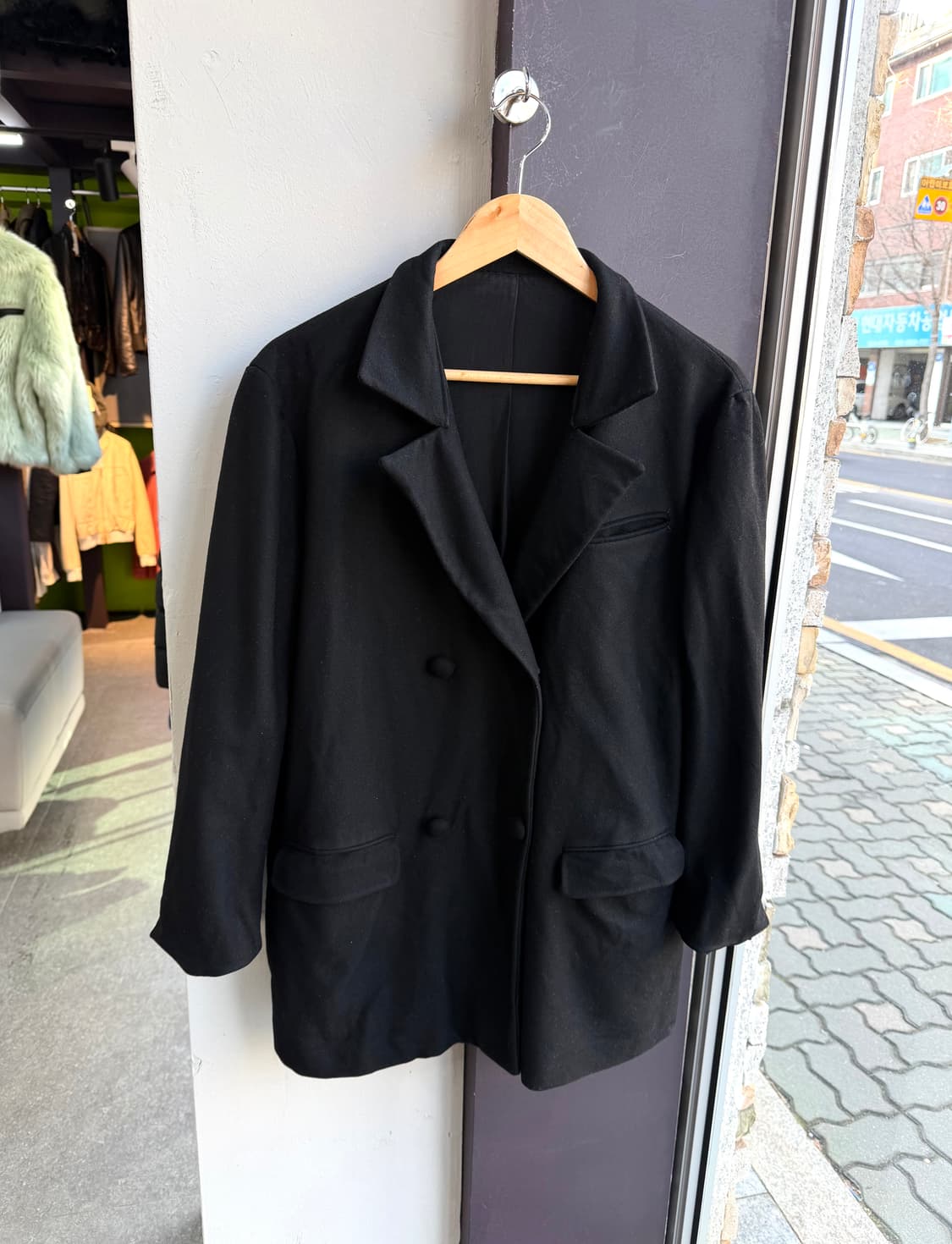 40/ 보테가베네타 캐시미어 블렌딩 더블 코트 상품이미지2